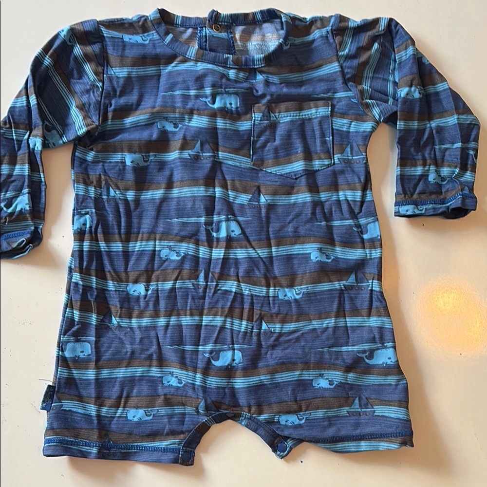 UV Skinz Blue Striped Baby Swim